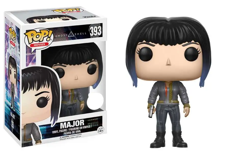 Funko Ghost in the Shell POP! Movies Major Exclusive Vinyl Figure #393 [Black Leather Jacket]