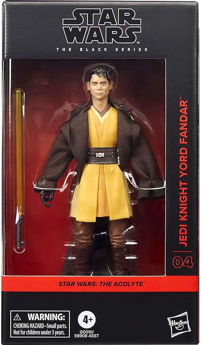 Star Wars The Acolyte Black Series Jedi Knight Yord Fandar Action Figure