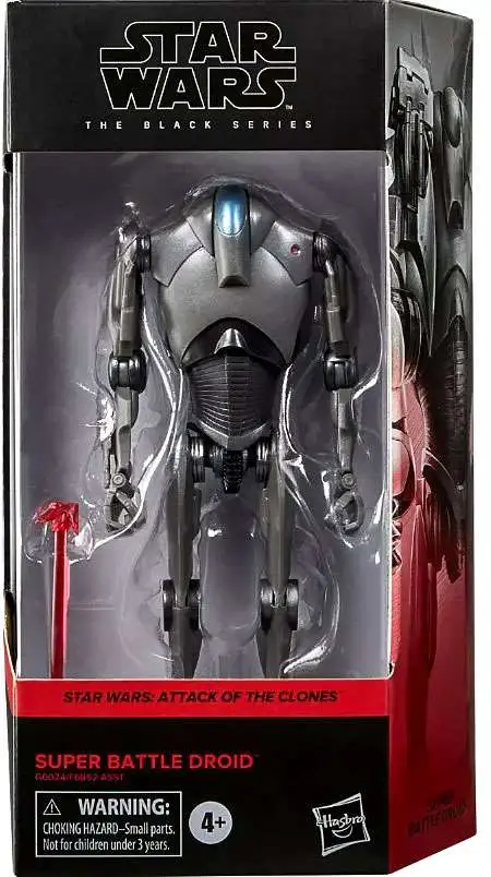 Star Wars Attack of The Clones Black Series Super Battle Droid Action Figure [ARMY BUILDER!]