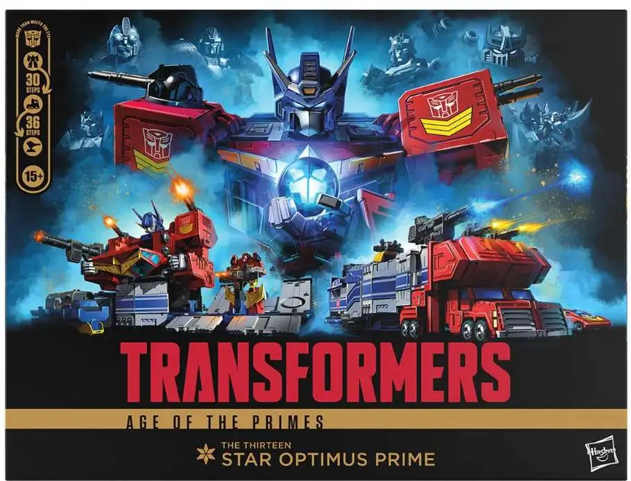 Transformers Age of the Primes Star Optimus Prime Titan Action Figure [The Thirteen, 30 Steps!]