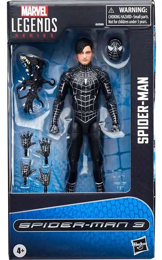 Spider-Man 3 Marvel Legends Spider-Man Action Figure [Symbiote Accessories]