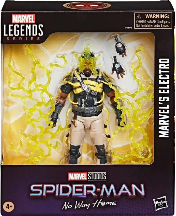 Spider-Man No Way Home Marvel Legends Electro Action Figure