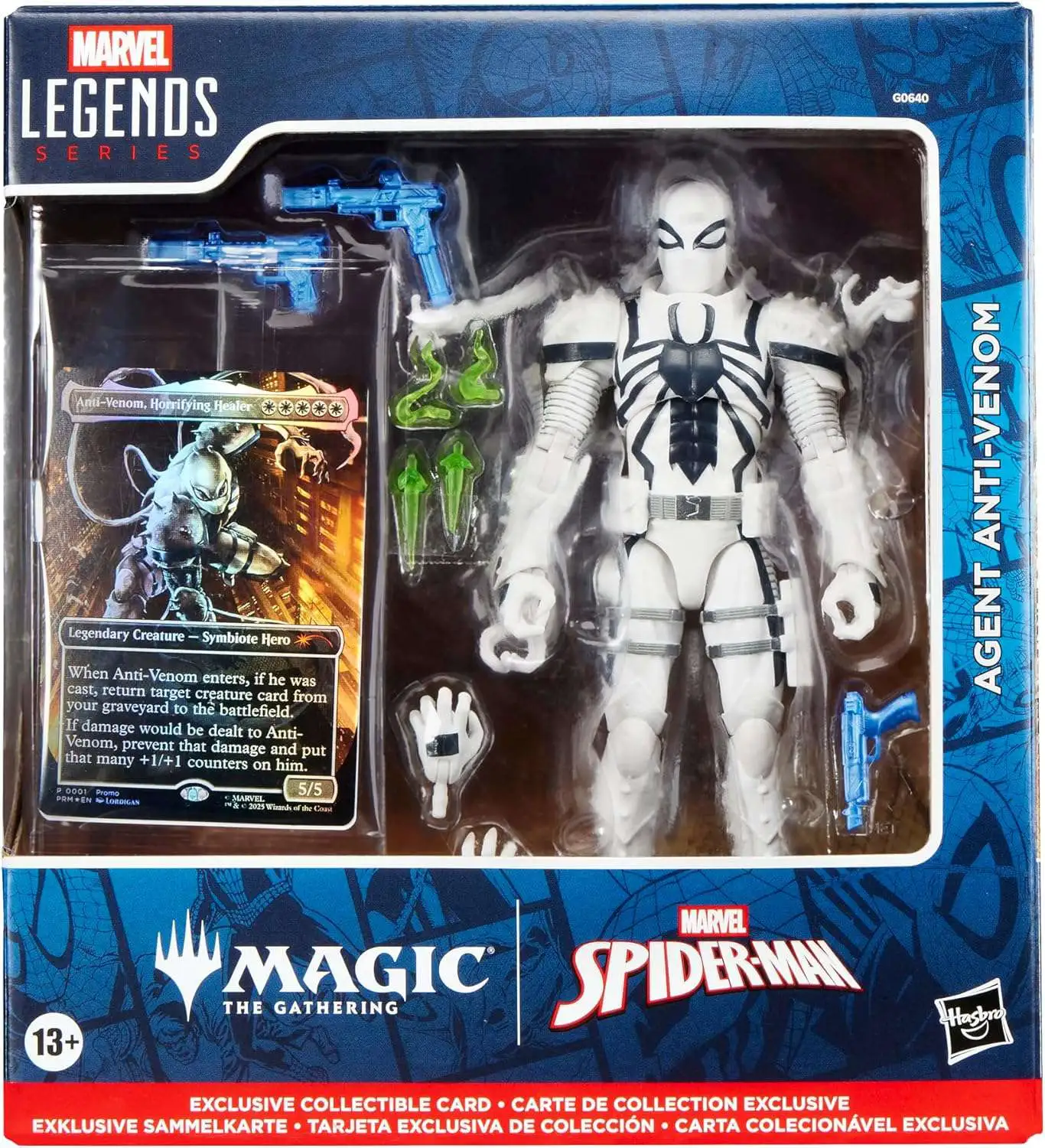 x Magic the Gathering Marvel Legends Agent Anti Venom Action Figure & Card