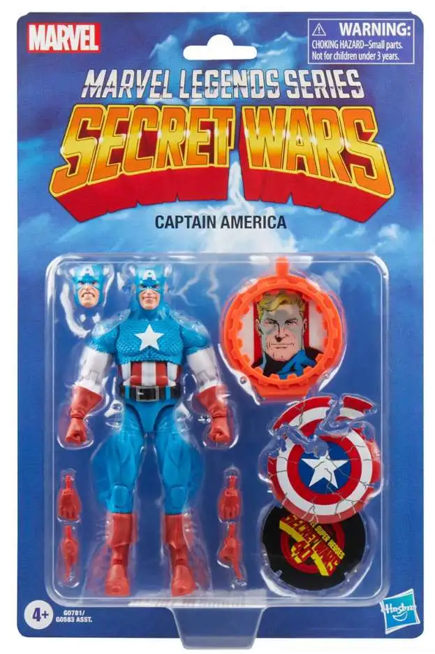 Marvel Secret Wars Marvel Legends Captain America 6 Action