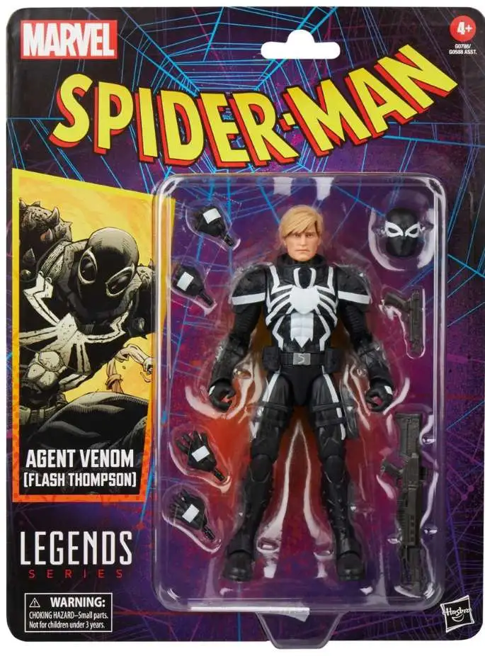 Spider-Man Marvel Legends Retro Series Agent Venom Action Figure [Flash Thompson]