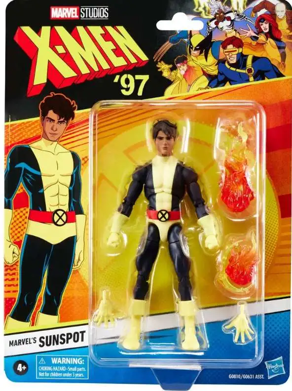Marvel X-Men 97 Marvel Legends Sunspot 6 Action Figure Damaged