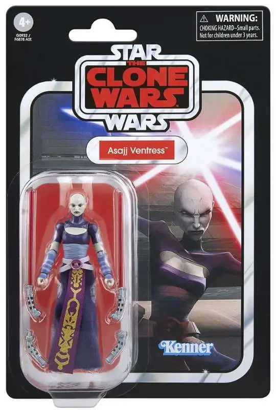 Star Wars Clone Wars Vintage Collection Asajj Ventress Action Figure