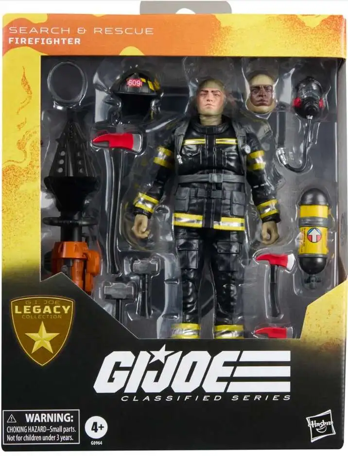 GI Joe Classified Series Search & Rescue Firefighter Action Figure
