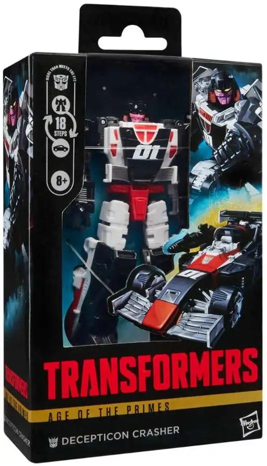 Transformers Age of the Primes Decepticon Crasher Deluxe Action Figure [GoBots]