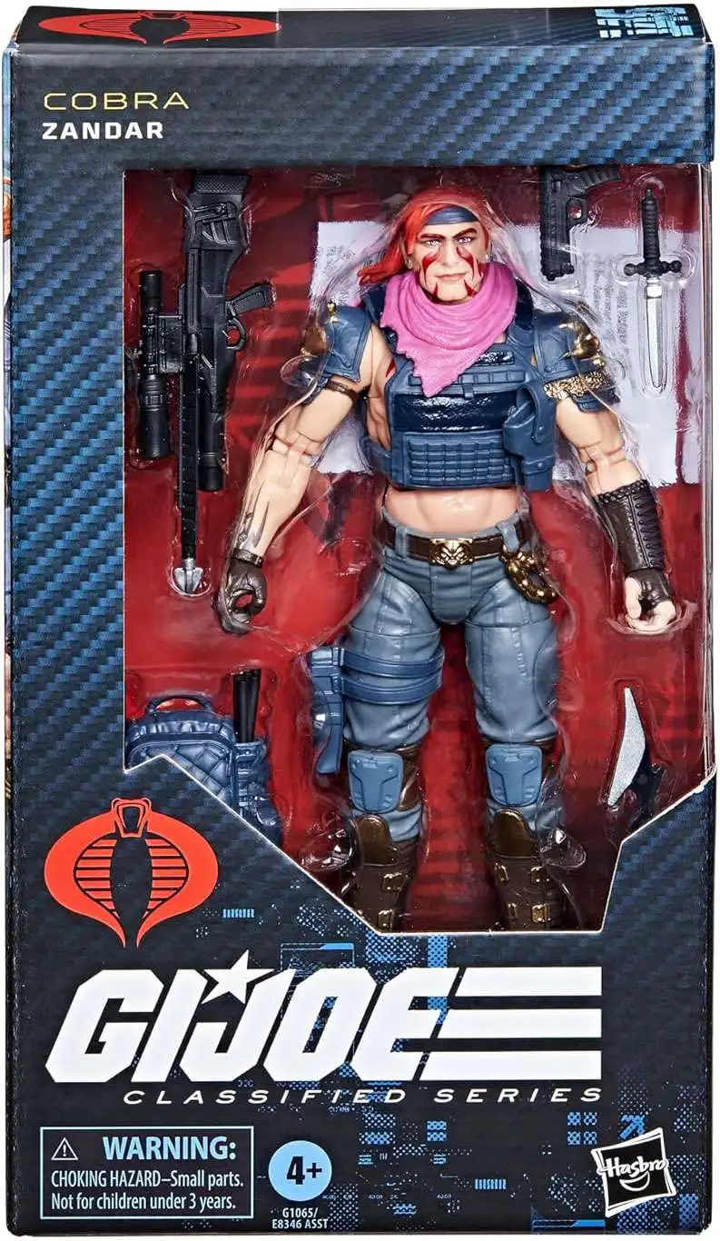 GI Joe Classified Series Zandar 6 Action Figure Hasbro Toys GI Joe Classified Series Zandar 6 Action Figure Hasbro Toys