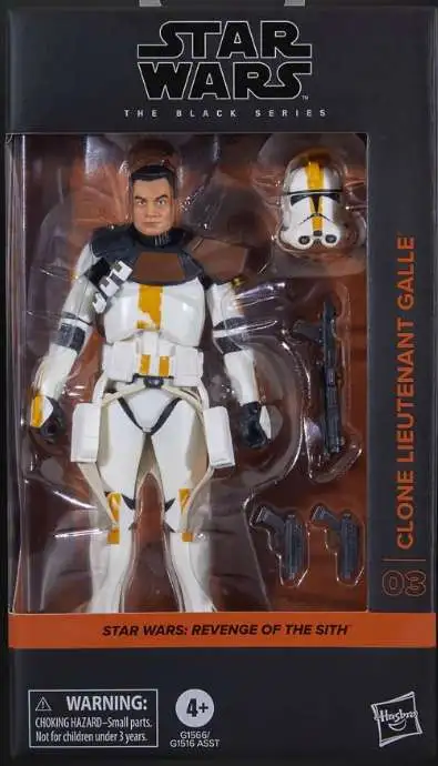 Star Wars Revenge of the Sith Black Series Clone Lieutenant Galle Action Figure