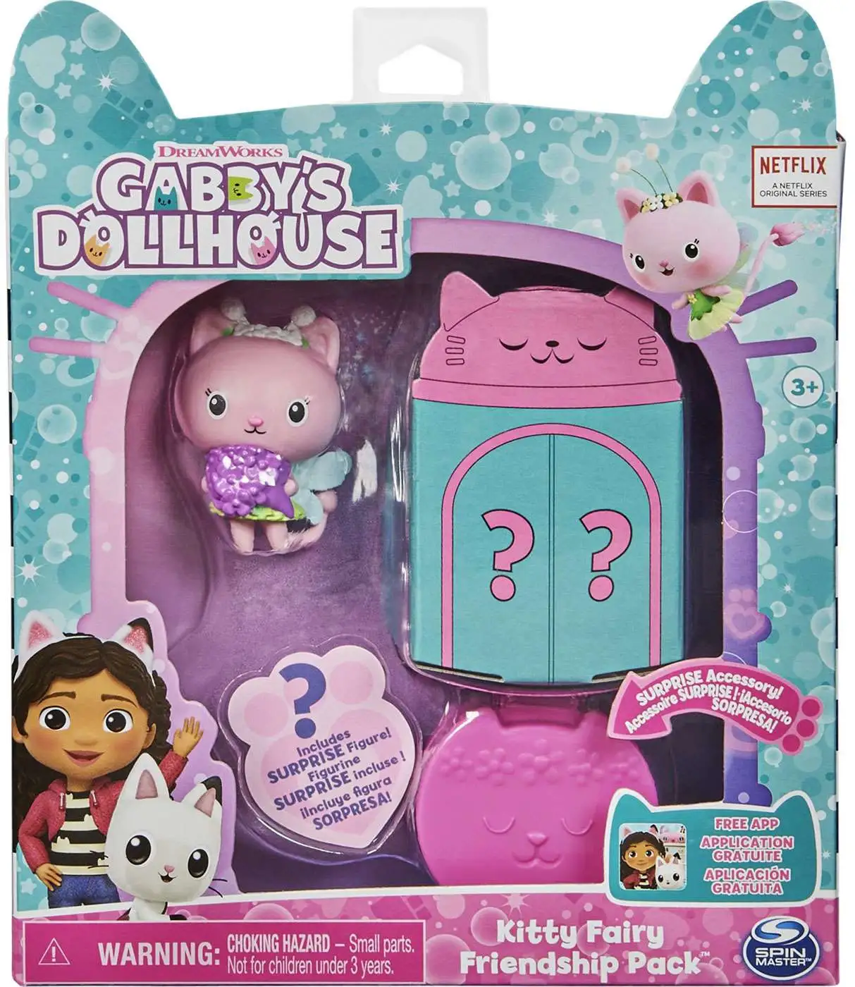 Gabbys Dollhouse Kitty Fairy Friendship Pack Spin Master - ToyWiz