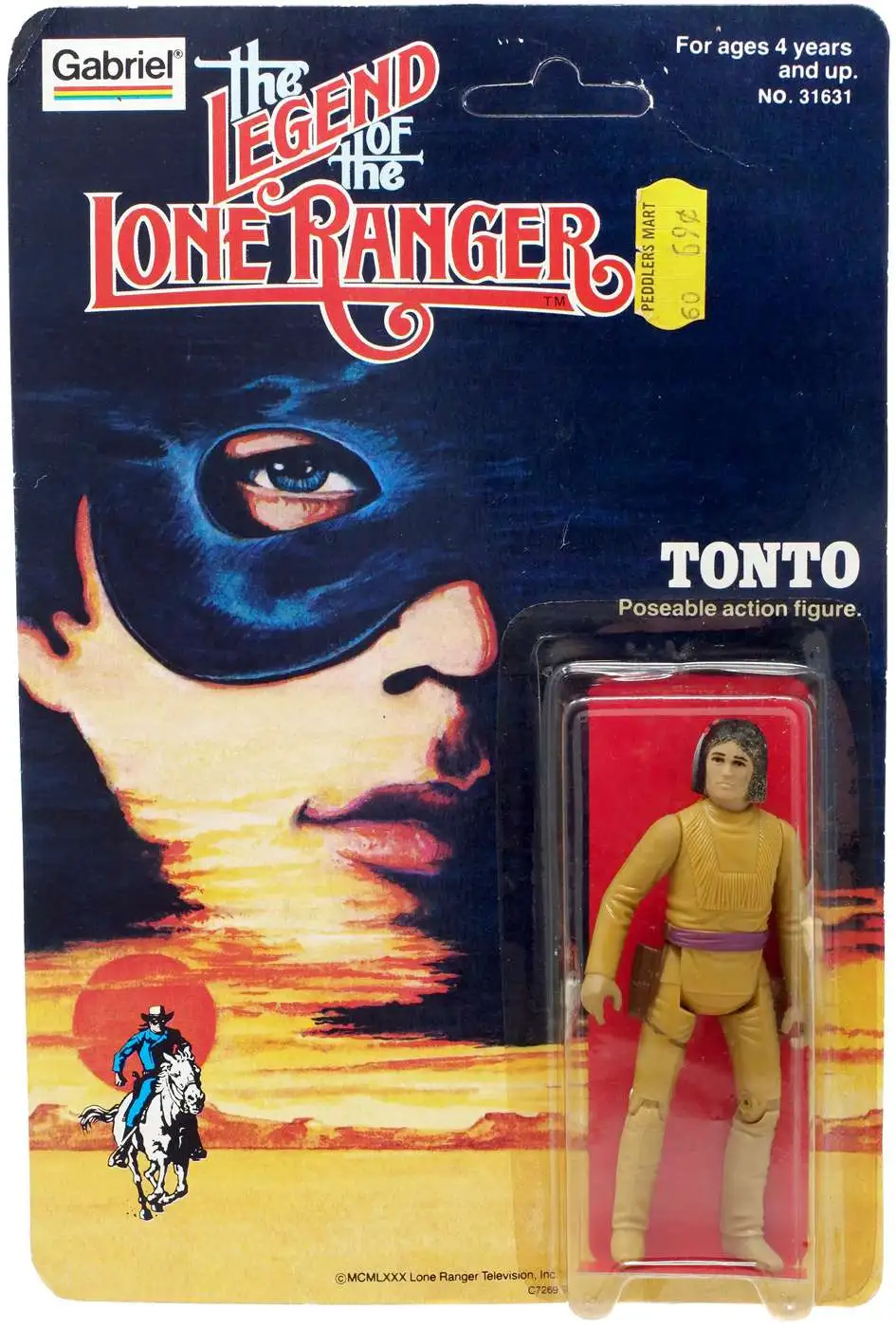 The Lone Ranger Tonto Action Figure [Shelf Wear]