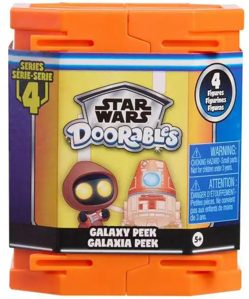 Disney Doorables Star Wars Series 4 Galaxy Mini Peek Mystery Pack [4 RANDOM Figures]