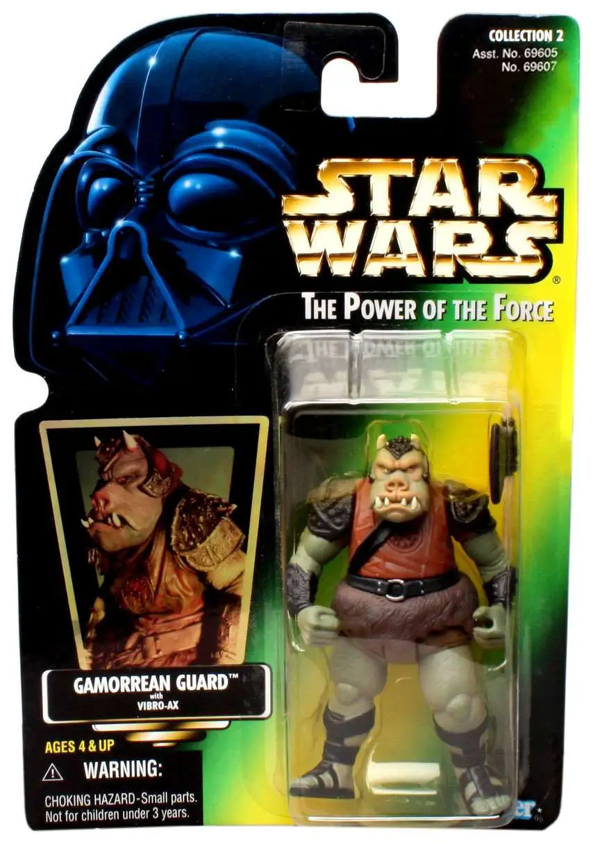 Star Wars Return of the Jedi Power of the Force POTF2 Collection 2 Gamorrean Guard Action Figure [Hologram Card, Damaged Package]