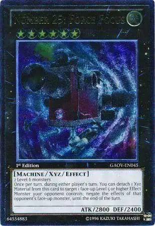 YuGiOh YuGiOh 5D's Galactic Overlord Ultimate Rare Number 25: Force Focus GAOV-EN045