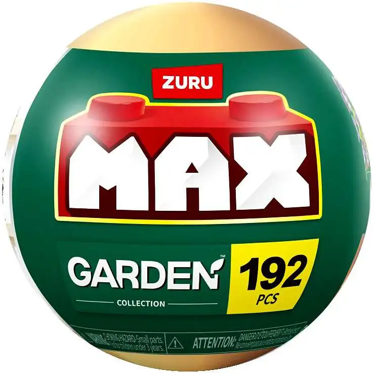 MAX Premium Collection Brick Construction GARDEN Mystery Pack [Up to 233 Pieces]