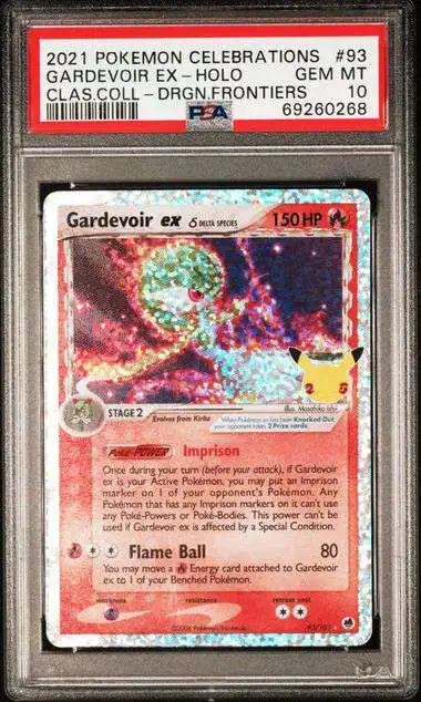 Pokemon Celebrations Classic Collection Gardevoir ex (Delta Species) #93 [PSA 10]
