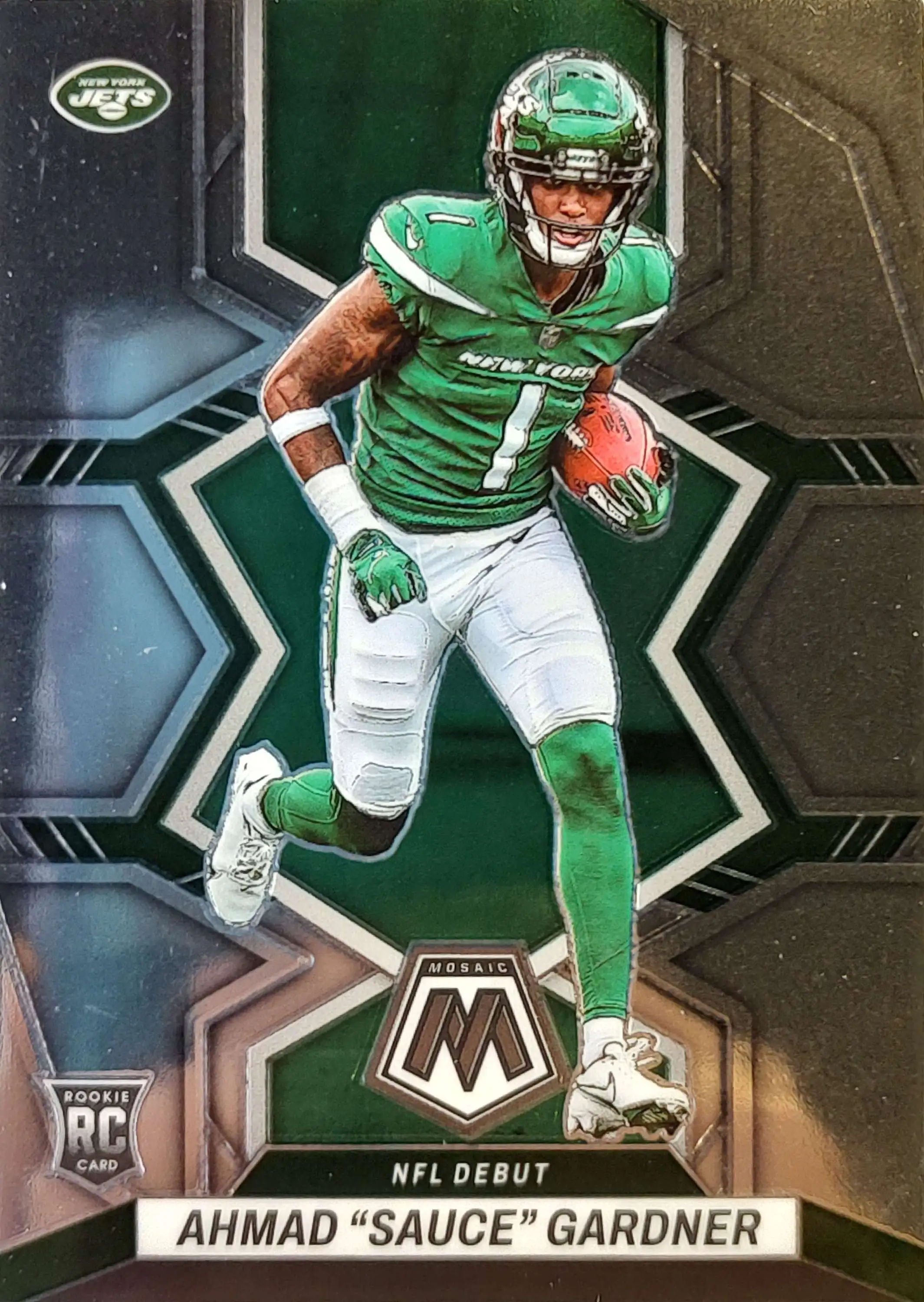 : AHMAD SAUCE GARDNER RC 2023 Chronicles Draft Revolution Astro  #70 ROOKIE Panini NM+-MT+ NFL Football : Collectibles & Fine Art