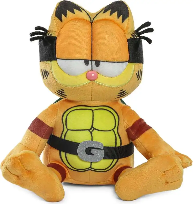 ガーフィールド　パペット Garfield x Teenage Mutant Ninja Turtles Phunny Garfello 7.5 Plush