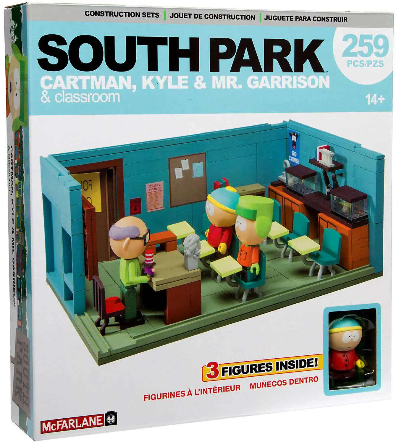 GARRISON CLASSROOM With Kyle Cartman CONSTRUCTION SET Macfarlane SOUTH PARK MR 