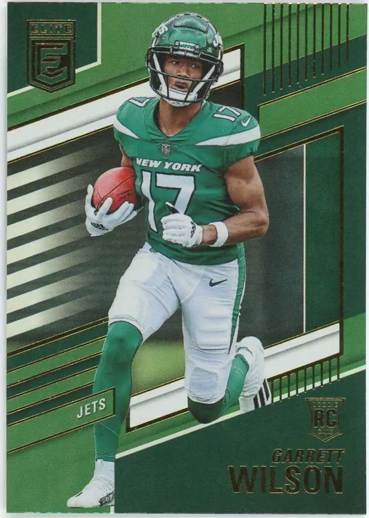 NFL 2022 Panini Donruss Elite Green Parallel Garrett Wilson #118 [Rookie]