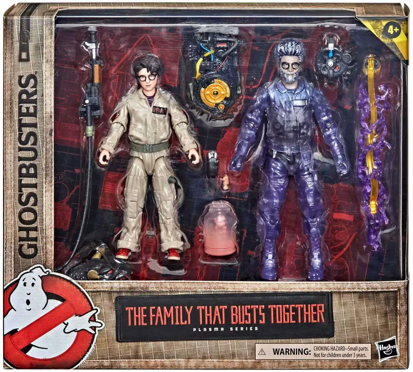 Ghostbusters Plasma Series The Family That Busts Together Exclusive Action Figure 2-Pack [Phoebe & Egon Spengler]