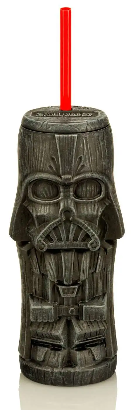 NEW Star Wars Geeki Tiki Darth Vader Plastic Tumbler With Straw