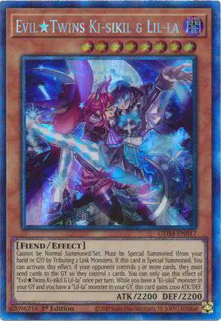 YuGiOh Genesis Impact Collector Rare Evil Twins Ki-sikil & Lil-la GEIM-EN017