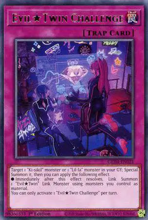 YuGiOh Genesis Impact Rare Evil Twin Challenge GEIM-EN021