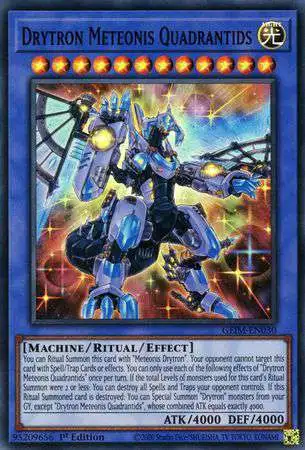 YuGiOh Genesis Impact Super Rare Drytron Meteonis Quadrantids GEIM-EN030