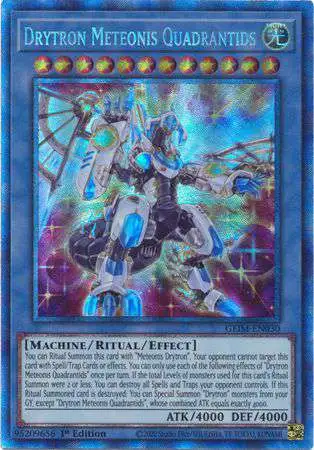 YuGiOh Genesis Impact Collector Rare Drytron Meteonis Quadrantids GEIM-EN030