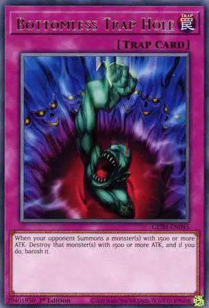 YuGiOh Genesis Impact Rare Bottomless Trap Hole GEIM-EN045