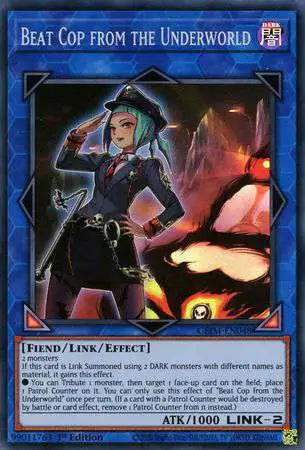 YuGiOh Genesis Impact Super Rare Beat Cop from the Underworld GEIM-EN048