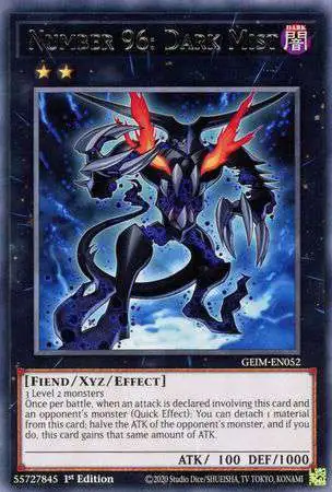 YuGiOh Genesis Impact Rare Number 96: Dark Mist GEIM-EN052
