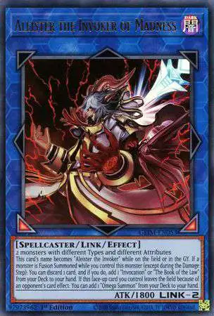 YuGiOh Genesis Impact Ultra Rare Aleister the Invoker of Madness GEIM-EN053