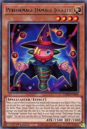 YuGiOh Genesis Impact Rare Performage Damage Juggler GEIM-EN060