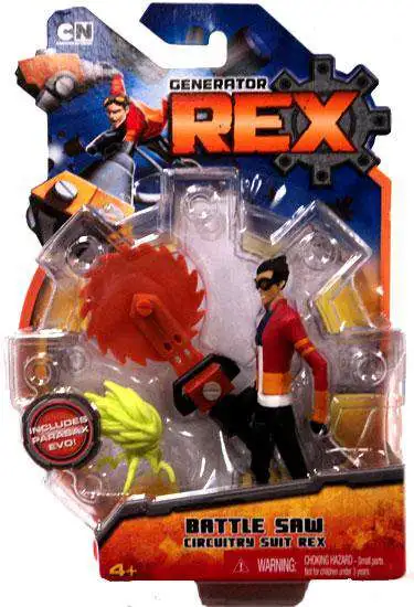 Generator Rex Rex Action Figure [Battle Saw Circuitry Suit, Damaged Package]