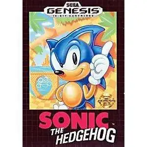 SEGA Genesis Sonic the Hedgehog Video Game [Box & Manual Only]