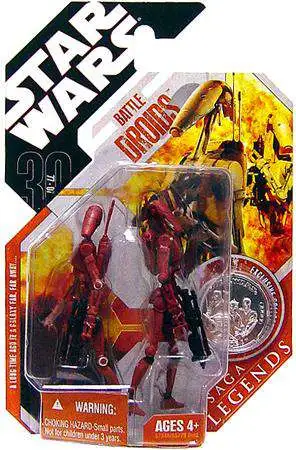 Star Wars Attack of the Clones 2007 Saga Legends (30th Anniversary) Geonosis Battle Droids Action Figure 2-Pack #9