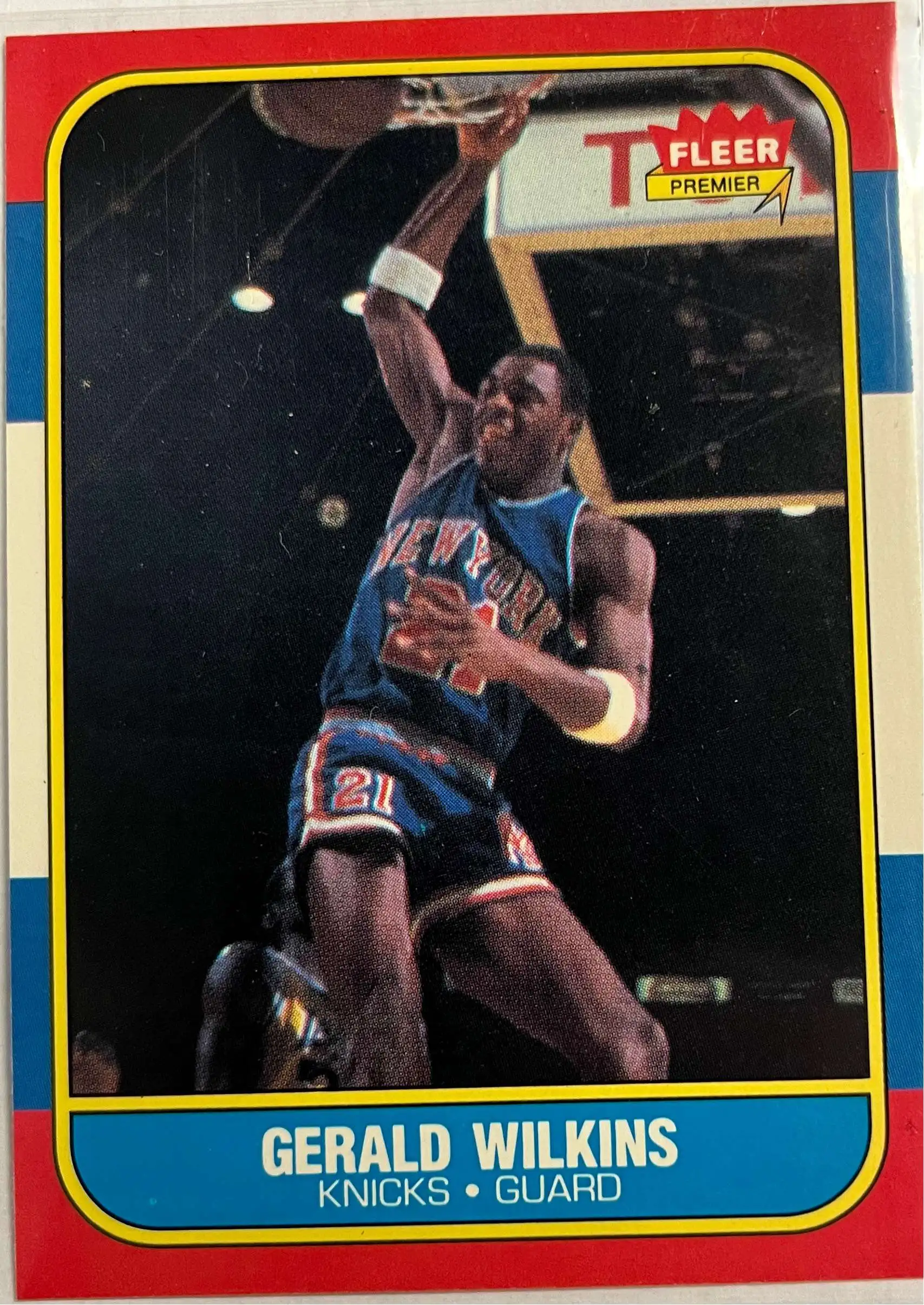 NBA 1986 Fleer 122/132 Gerald Wilkins