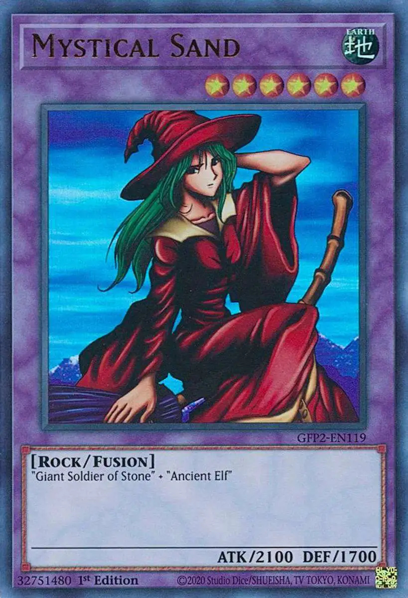 YuGiOh Trading Card Game 2022 Ghosts From The Past 2nd Haunting Ultra Rare Mystical Sand GFP2-EN119
