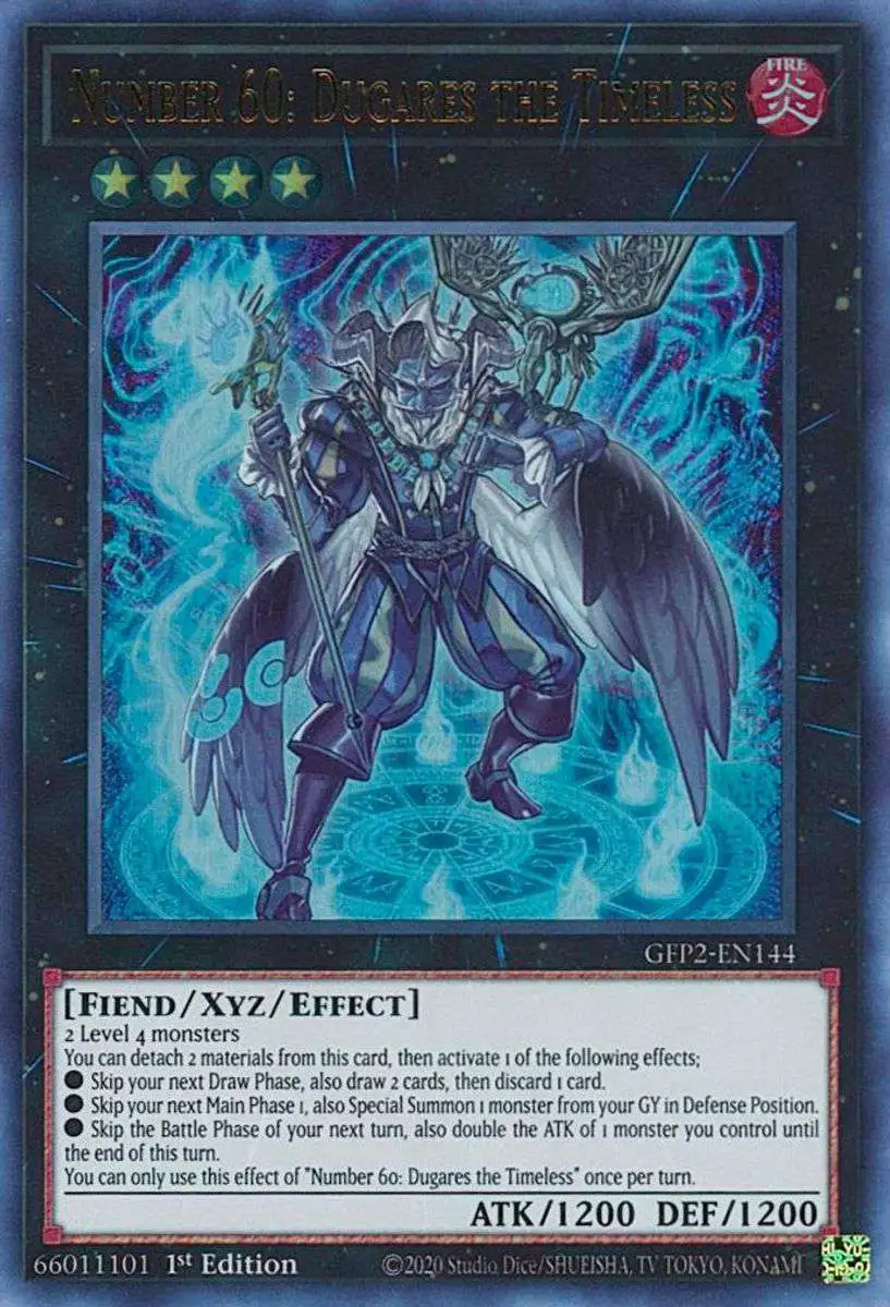 YuGiOh Trading Card Game 2022 Ghosts From The Past 2nd Haunting Single Card  Ultra Rare Number 60 Dugares the Timeless GFP2-EN144 - ToyWiz