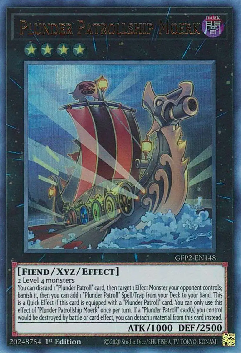 YuGiOh Trading Card Game 2022 Ghosts From The Past 2nd Haunting Single Card Ultra Rare Plunder Patrollship Moerk GFP2-EN148 - ToyWiz YuGiOh Trading Card Game 2022 Ghosts From The Past 2nd Haunting Single Card Ultra Rare Plunder Patrollship Moerk GFP2-EN148 - ToyWiz