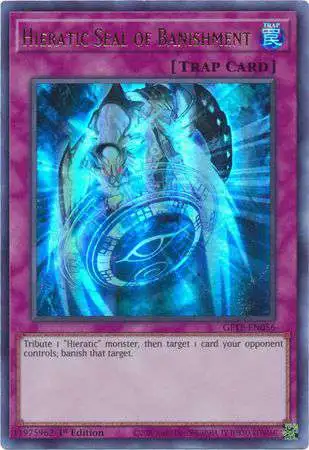 YuGiOh Trading Card Game 2021 Ghosts From The Past Single Card Ultra Rare  Hieratic Seal of Banishment GFTP-EN056 - ToyWiz