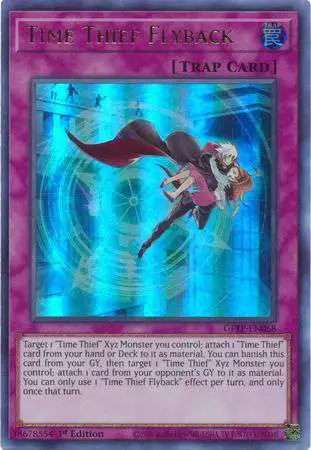 YuGiOh Trading Card Game 2021 Ghosts From The Past Single Card Ultra Rare Time Thief Flyback GFTP-EN068 - ToyWiz YuGiOh Trading Card Game 2021 Ghosts From The Past Single Card Ultra Rare Time Thief Flyback GFTP-EN068 - ToyWiz