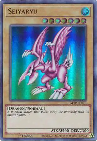 YuGiOh Trading Card Game 2021 Ghosts From The Past Ultra Rare Seiyaryu GFTP-EN070