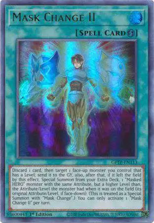 YuGiOh Trading Card Game 2021 Ghosts From The Past Ultra Rare Mask Change II GFTP-EN113