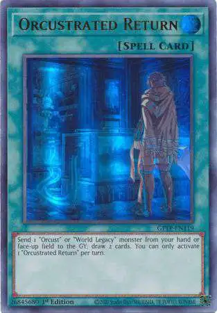 YuGiOh Trading Card Game 2021 Ghosts From The Past Ultra Rare Orcustrated Return GFTP-EN119