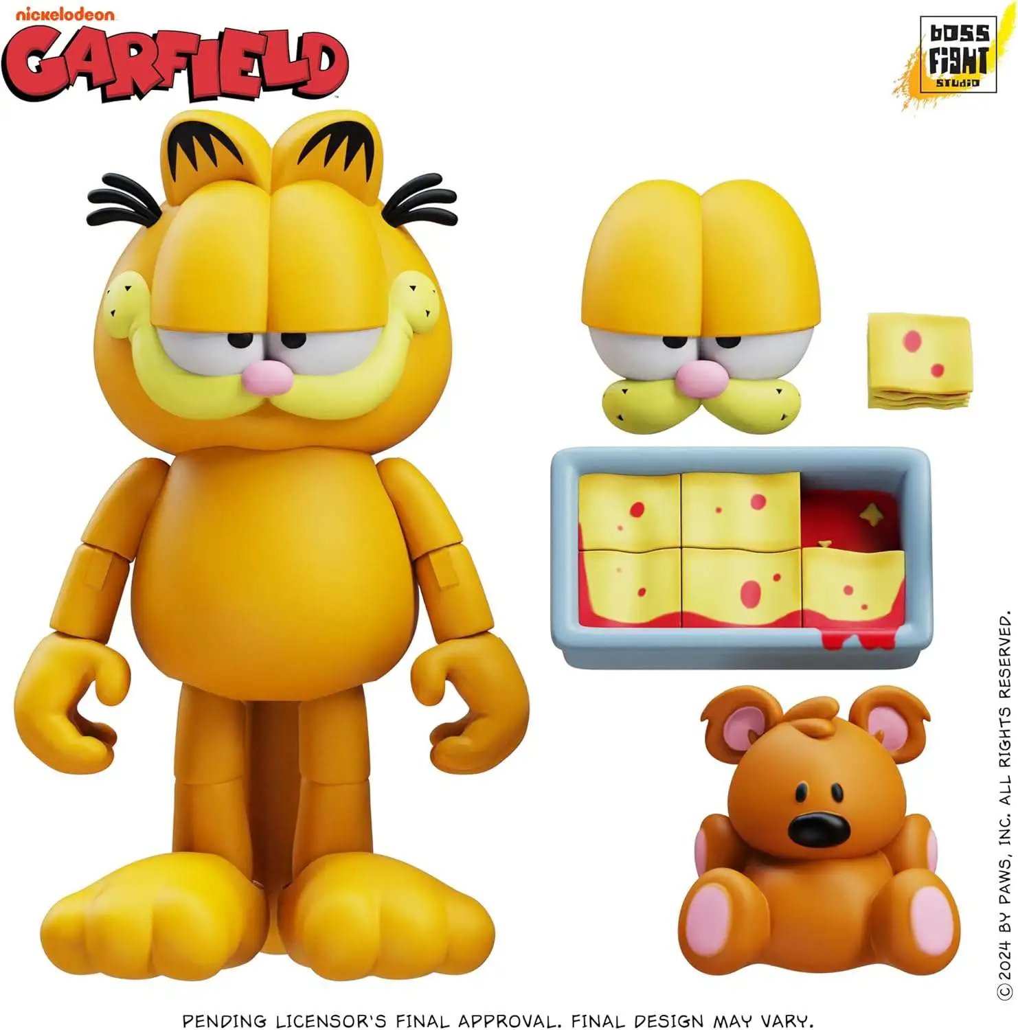 Garfield Action Figure [with Pooky & Lasagna Tray] (Pre-Order ships January)